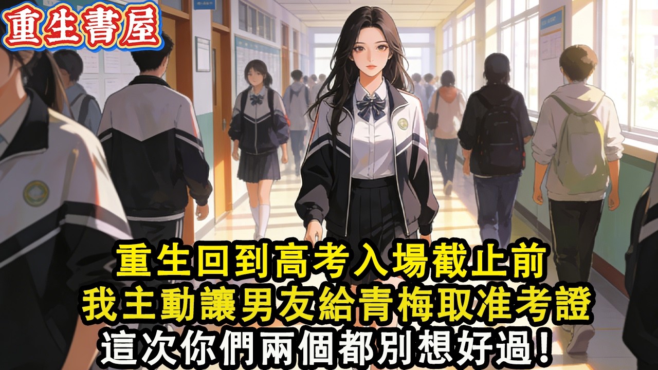 【重生爽文】重生回到高考入場截止前 我主動讓男友給青梅取准考證  這次你們兩個都別想好過！#小說 #重生 #爽文#動漫 #故事 #動畫