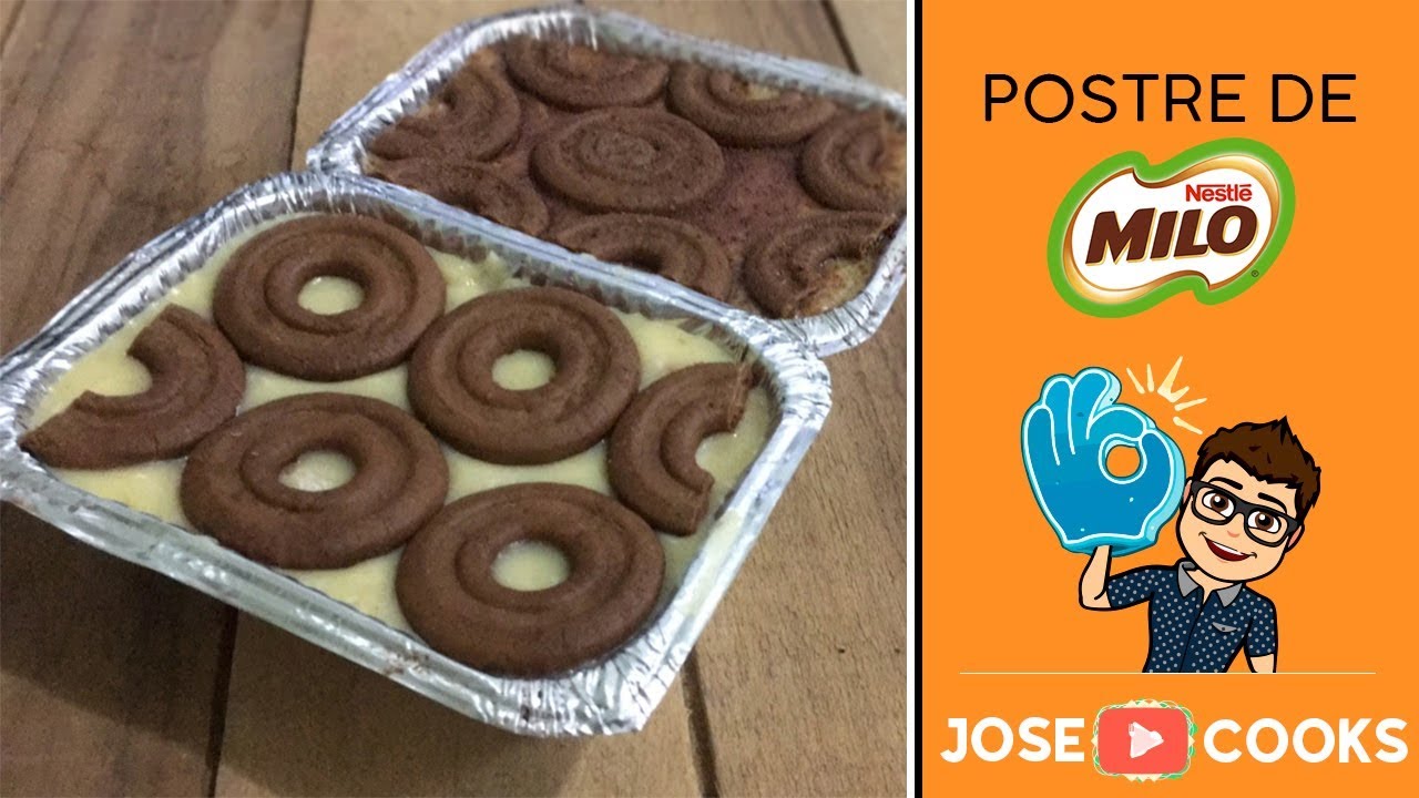 ¡POSTRE DE MILO! | Receta fácil y sin horno