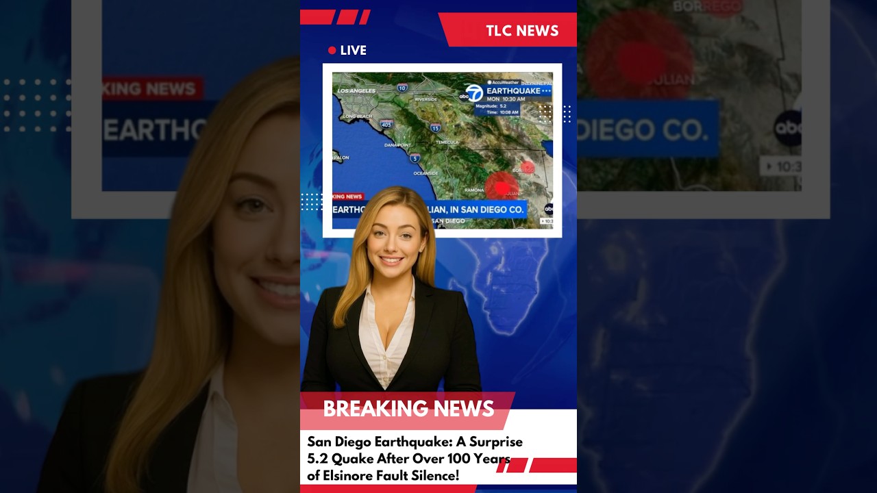 San Diego Earthquake: A Surprise 5.2 Quake After Over 100 Years of Elsinore Fault Silence! #sandiego