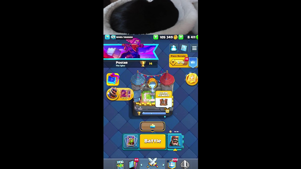Beating Chaos League #clashroyale #shorts