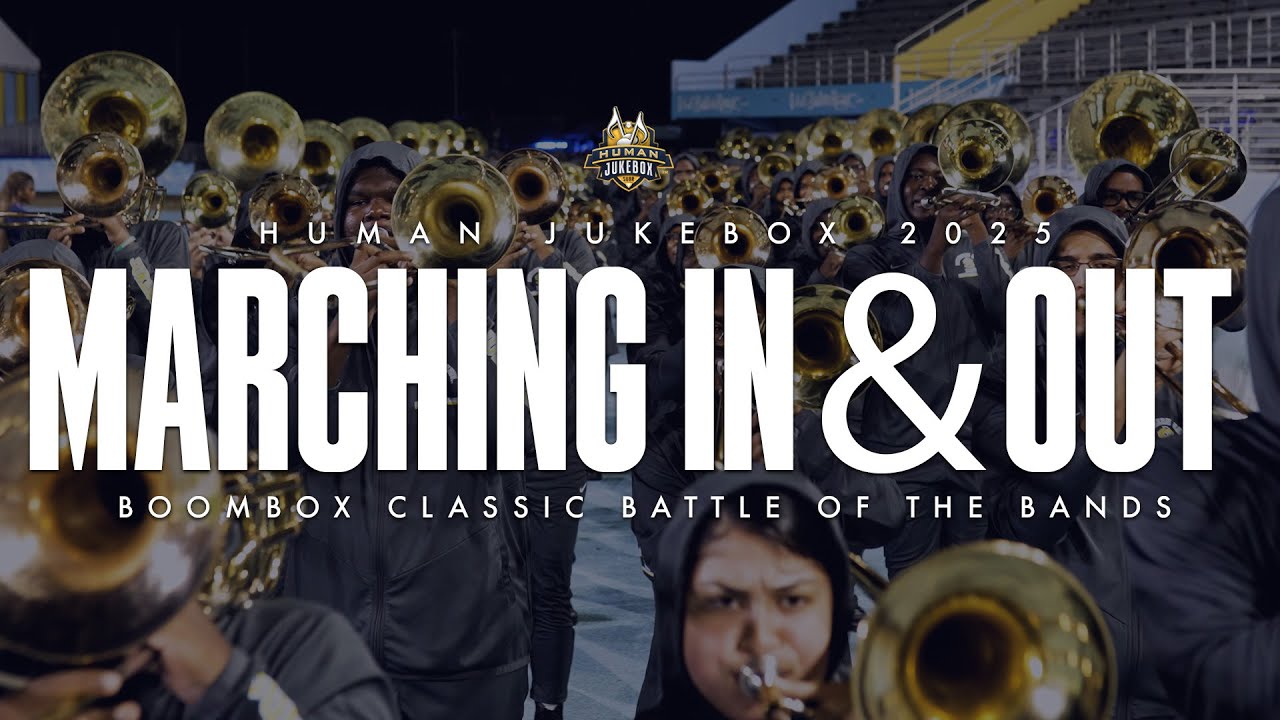 Southern University Human Jukebox | Marching In & Out | Boombox Battle of the Bands 2025