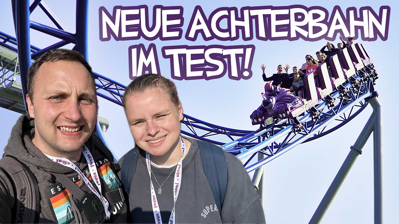 Die GR&Ouml;SSTE Achterbahn Neuheit 2026 (in Deutschland) - Wir testen 100% Wolf im Plopsaland