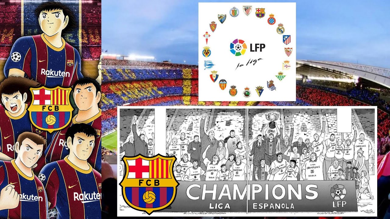 (RESUBIDO) El PRIMER AÑO de TSUBASA en BARCELONA hasta la CONQUISTA de la LIGA