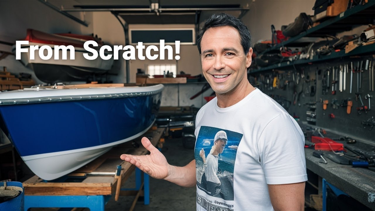 Watch as a Man Transforms Plastic Drums into a Stunning Boat with Step-by-Step Instructions!