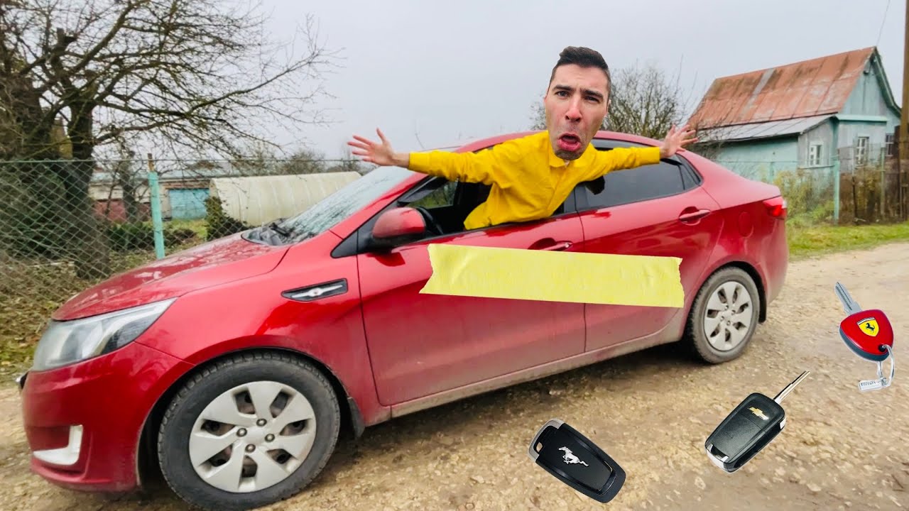 Vandals Sealed the Door on Mr. Jack's Sports Car with Multi-Colored Tape 13+