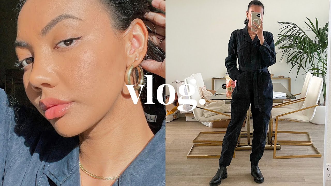 VLOG | My Everyday Makeup Routine, Clothing Haul, & A Lil' Self Care