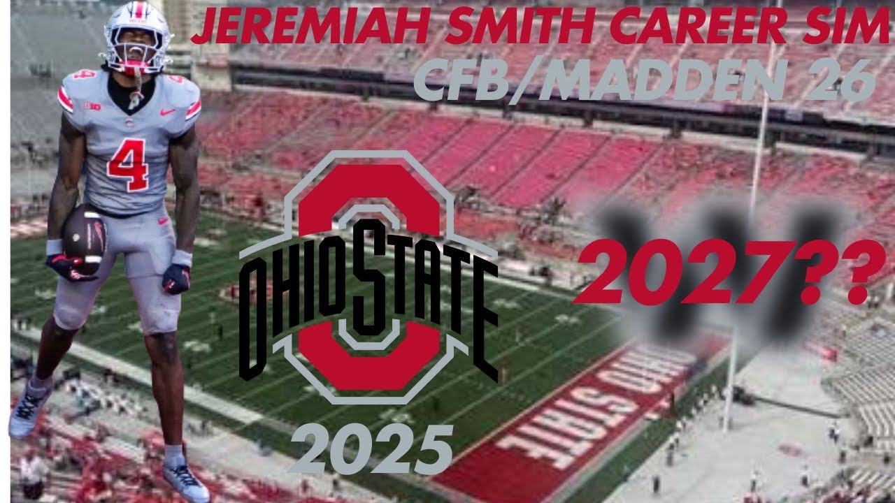 Jeremiah Smith FULL CAREER SIMULATION | CFB AND MADDEN 26