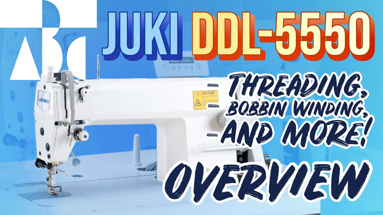 HOW TO Thread Your Juki DDL-5550N Industrial Sewing Machine