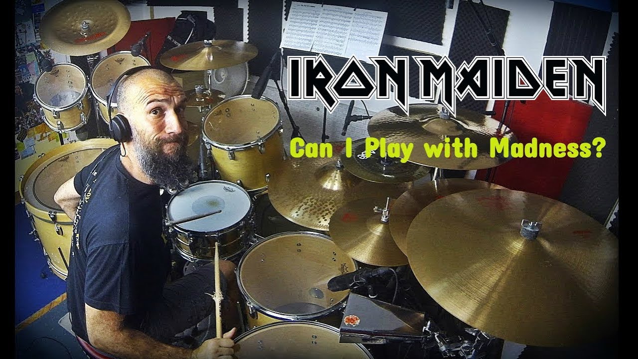 Iron Maiden - Can I Play With Madness? - Nicko McBrain Drum Cover by Edo Sala with DRUM CHARTS