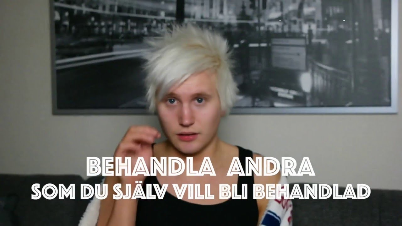 Behandla andra som du sj&auml;lv vill bli behandlad!❤️