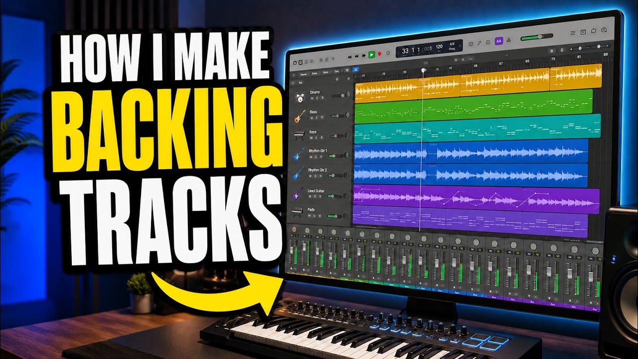 How I Create Custom Backing Tracks for My Guitar Videos