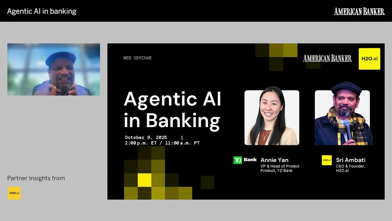 Agentic AI in banking with TD Bank and H2O.ai