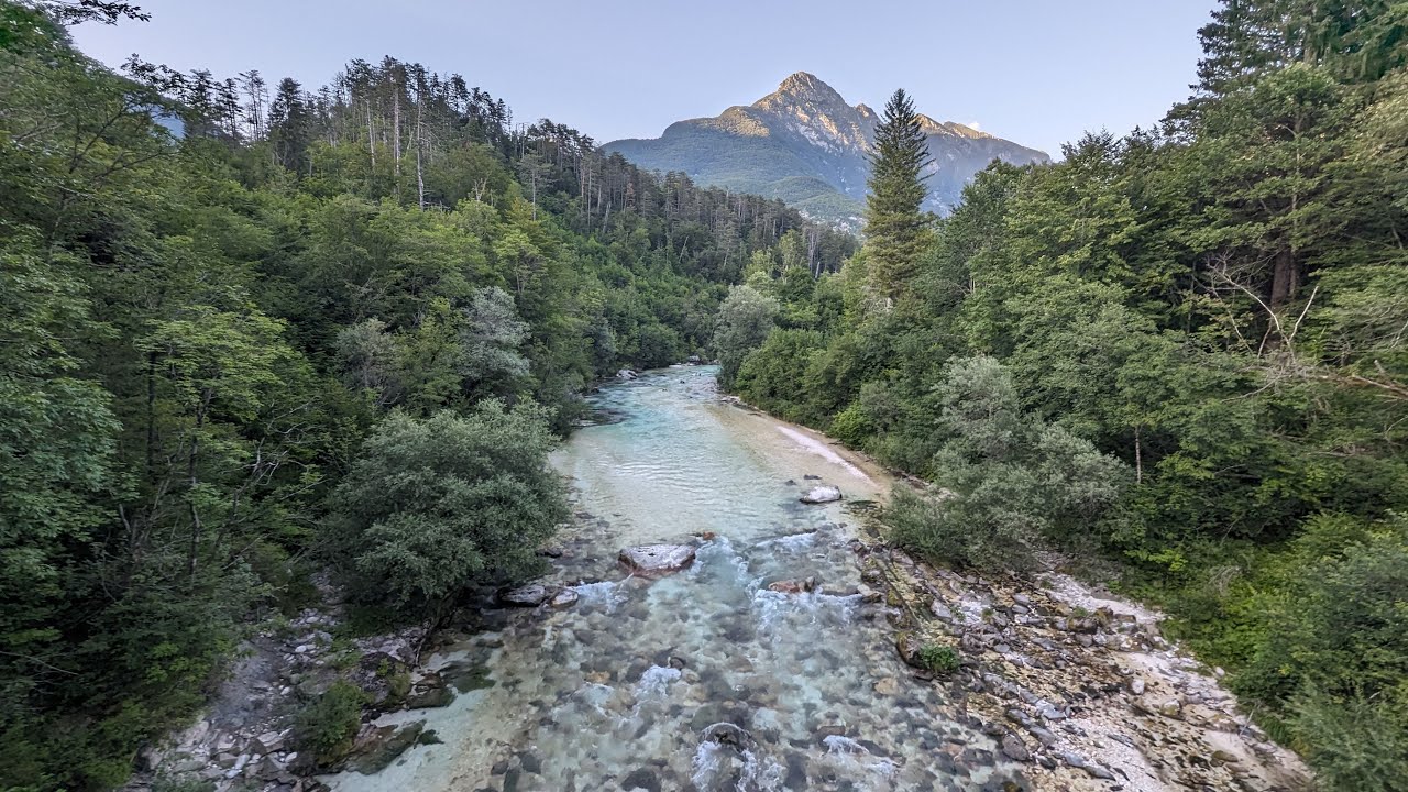 Slowenien Soča Tal - Wohnmobil - Anreise über Wurzelpass und Vršič-Pass - Kajak Kamp Toni