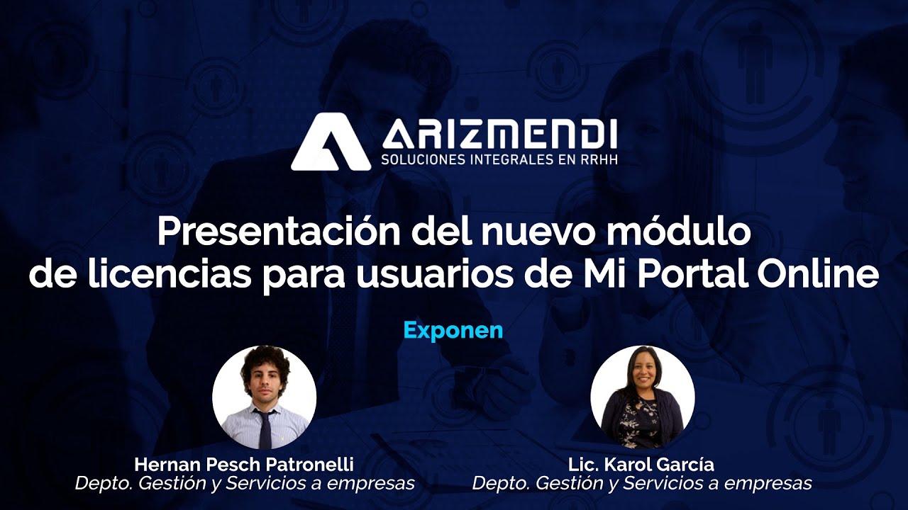 Presentación del nuevo módulo de licencias para usuarios de Mi Portal Online