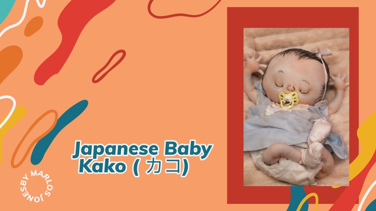 Little Cloth Baby Doll Asian  Kako ( カコ) Bebezinha de Pano Japonesa by Marlos Jones