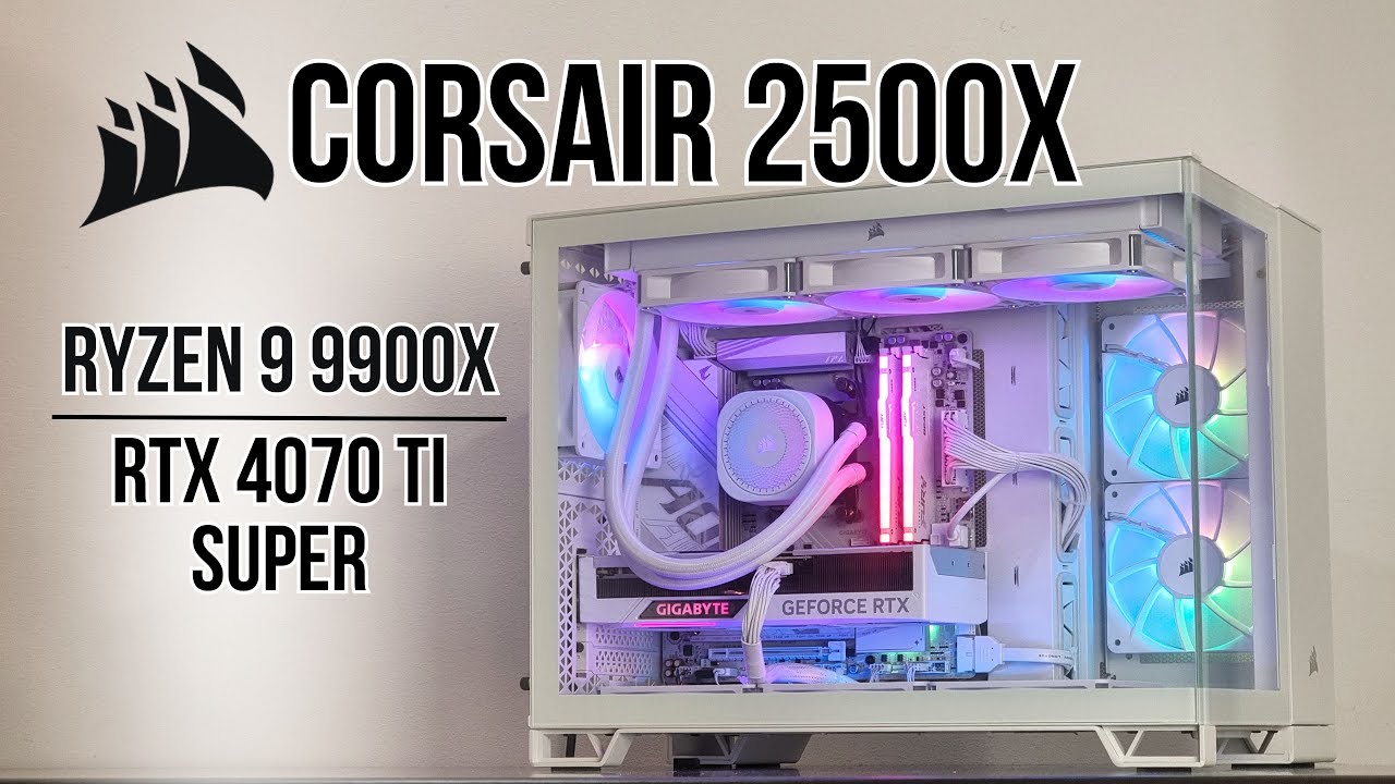 Corsair 2500X micro ATX 4k Gaming PC Build | AMD Ryzen 9 9900x & RTX 4070 Ti SUPER