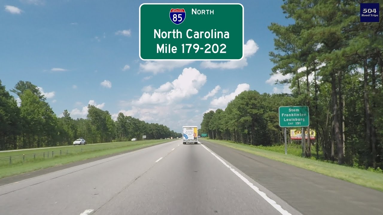Road Trip #329 - I-85 North - North Carolina Mile 179-202