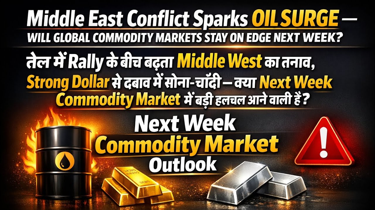 Next Week Commodity Market: Gold-Silver गिरावट | West Asia Tension, Oil, Dollar Strong — अब क्या?