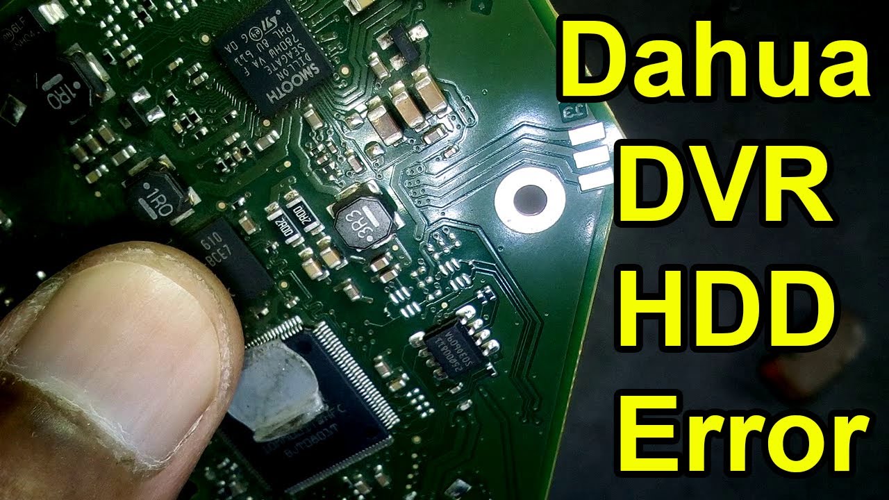 Dahua DVR continuous beep sound | Hard Disk Error