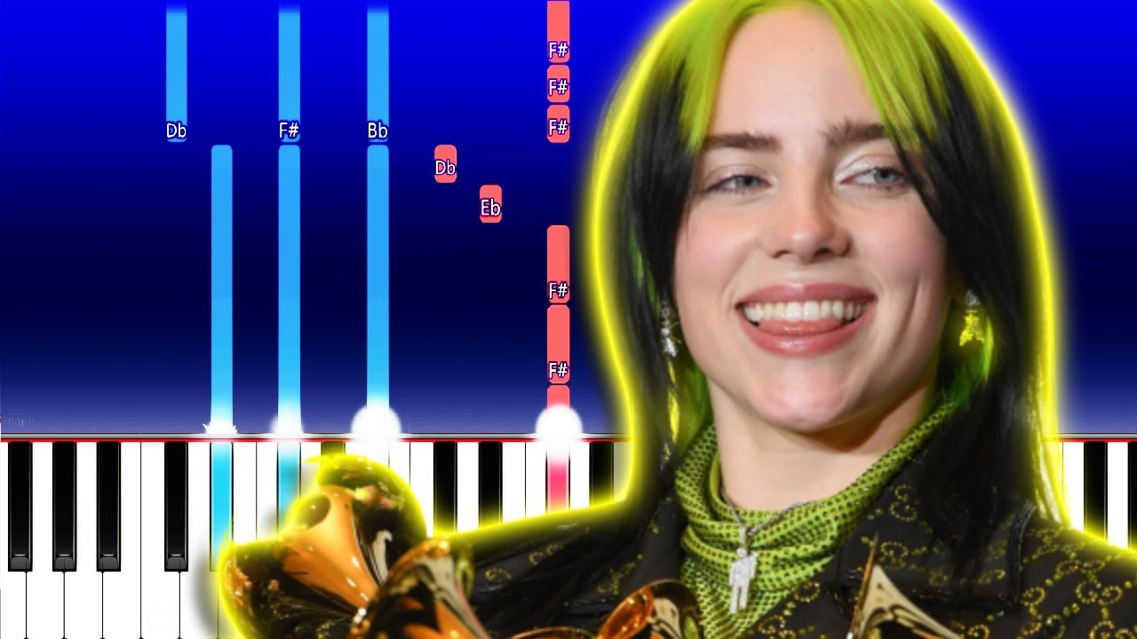 Billie Eilish, Rosalia - Lo Vas A Olvidar (Piano Tutorial)