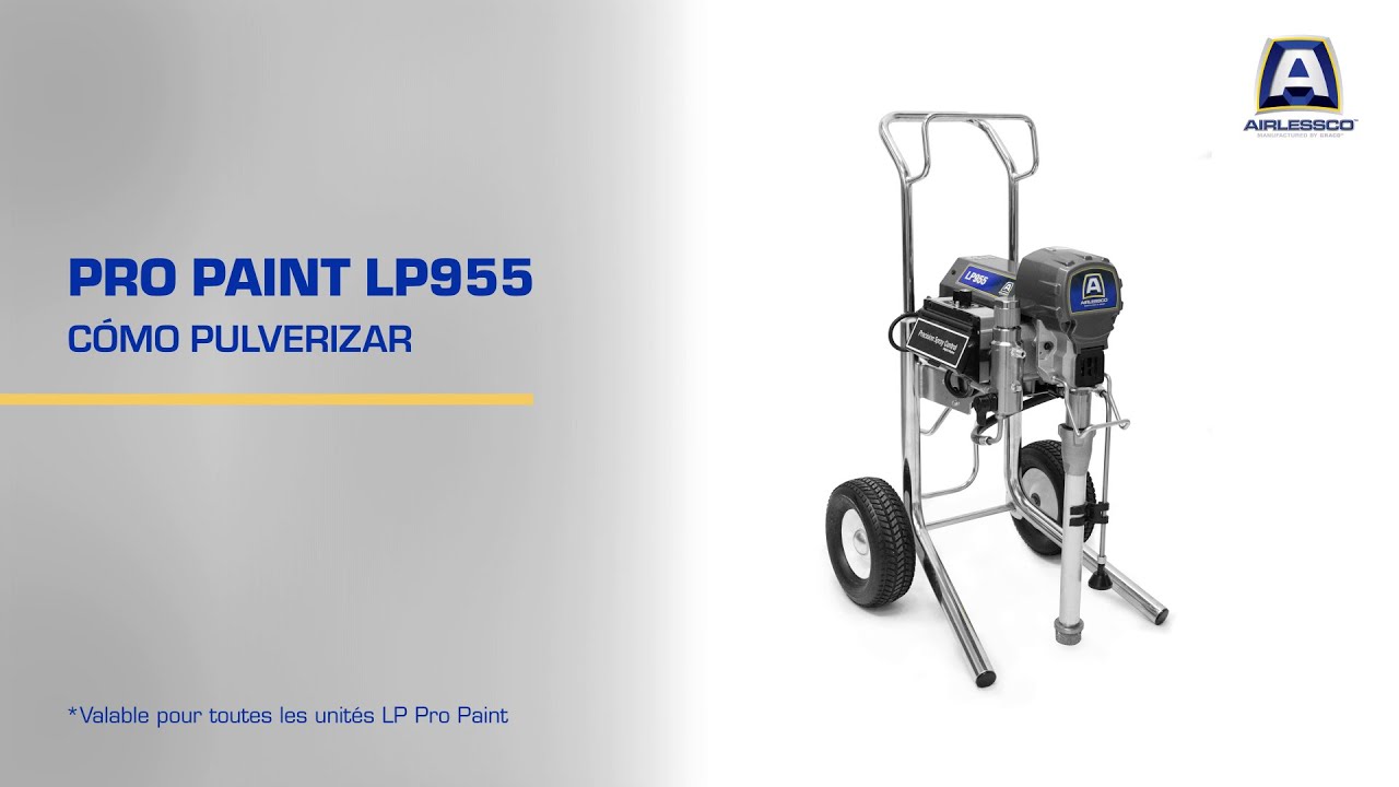 Cómo pulverizar con su pulverizador de pintura airless Airlessco Pro Paint LP955
