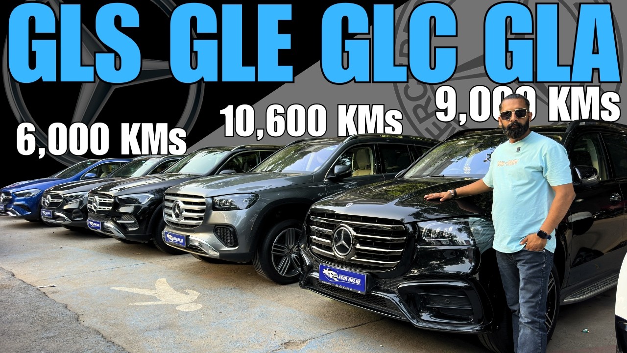 Cheapest Mercedes-Benz SUVs in India! GLS, GLE, GLC & GLA with Just 6,000 KMs!