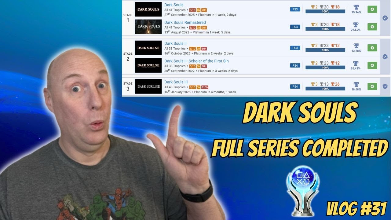 Я получил платину в игре SOULS, которую все НЕНАВИДЯТ! Во второй раз!