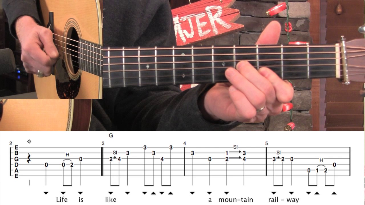 Life's Railway to Heaven– Hot Flatpicking Guitar Solo!