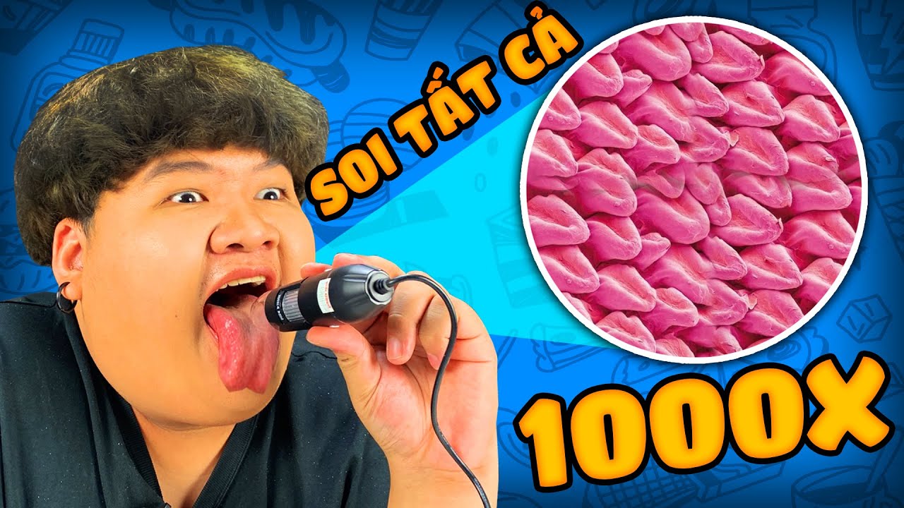 PHÓNG ĐẠI 100 LẦN bộ phận cơ thể - SOI MỌI THỨ dưới kính hiển vi (Mazk Phá Phách #117)