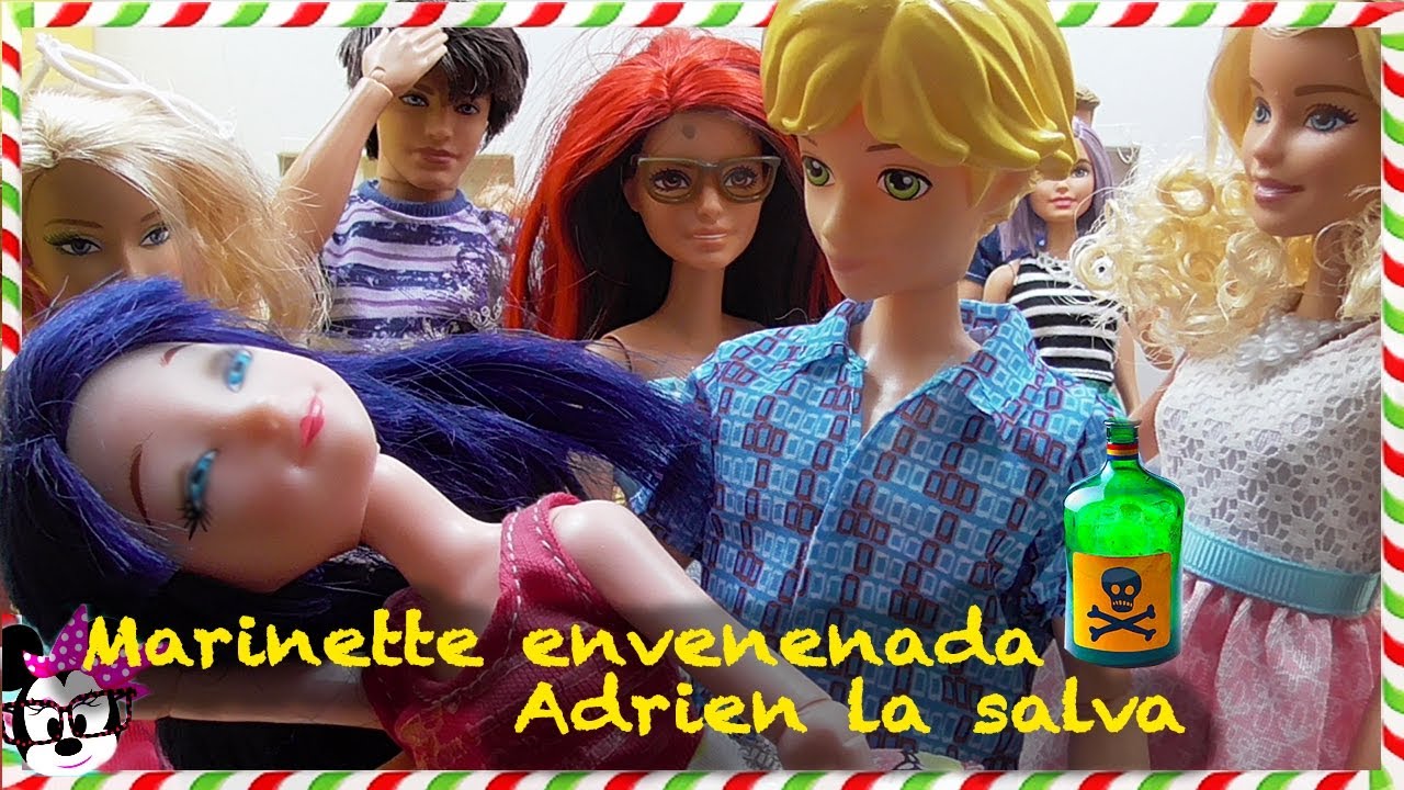 Ladybug y Cat Noir: Marinette es envenenada y Adrien la besa y la salva | juguetes de ladybug