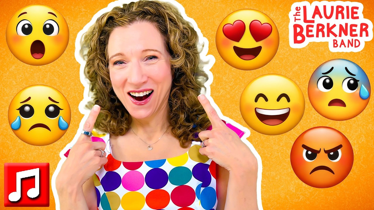 Take A Look At My Face 🙂 Feelings & Facial Expressions Song for Kids | The Laurie Berkner Band