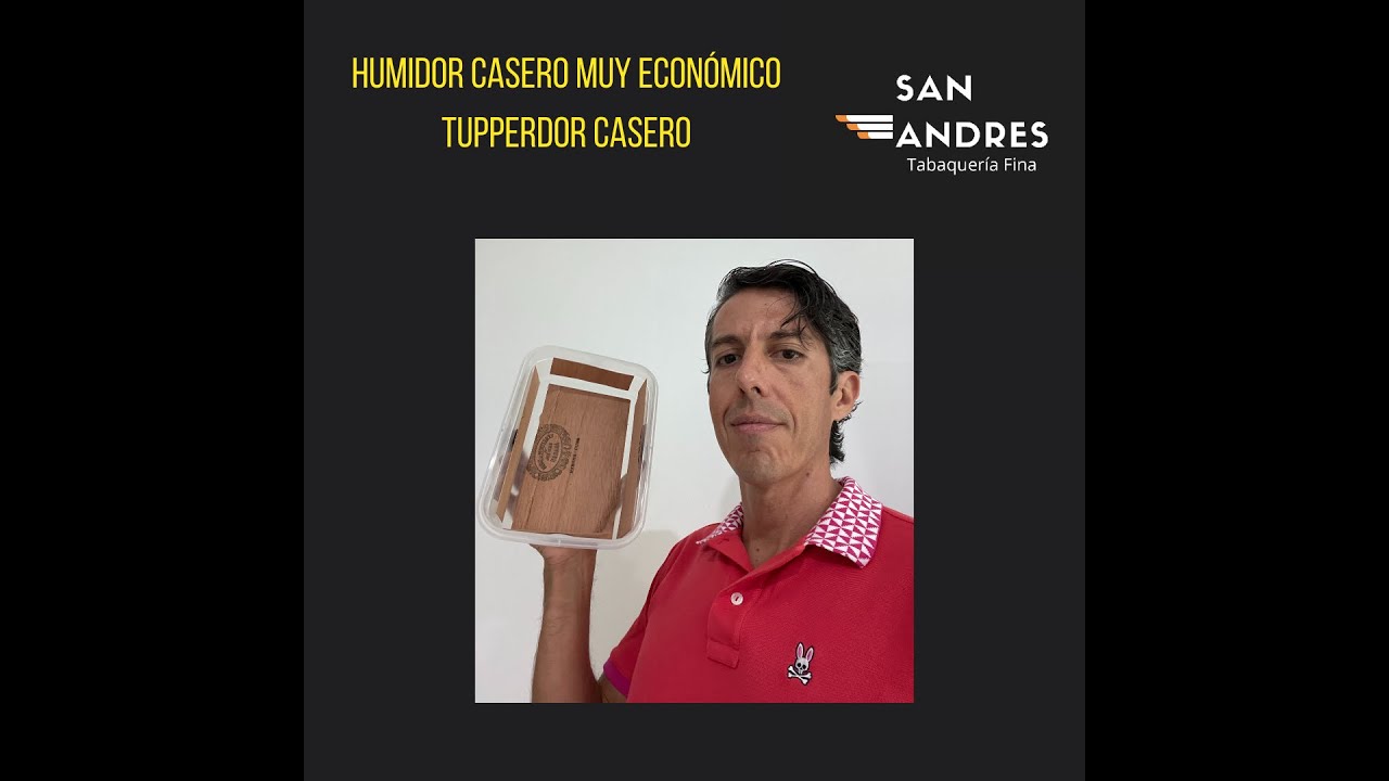 Humidor casero o tupperdor muy económico