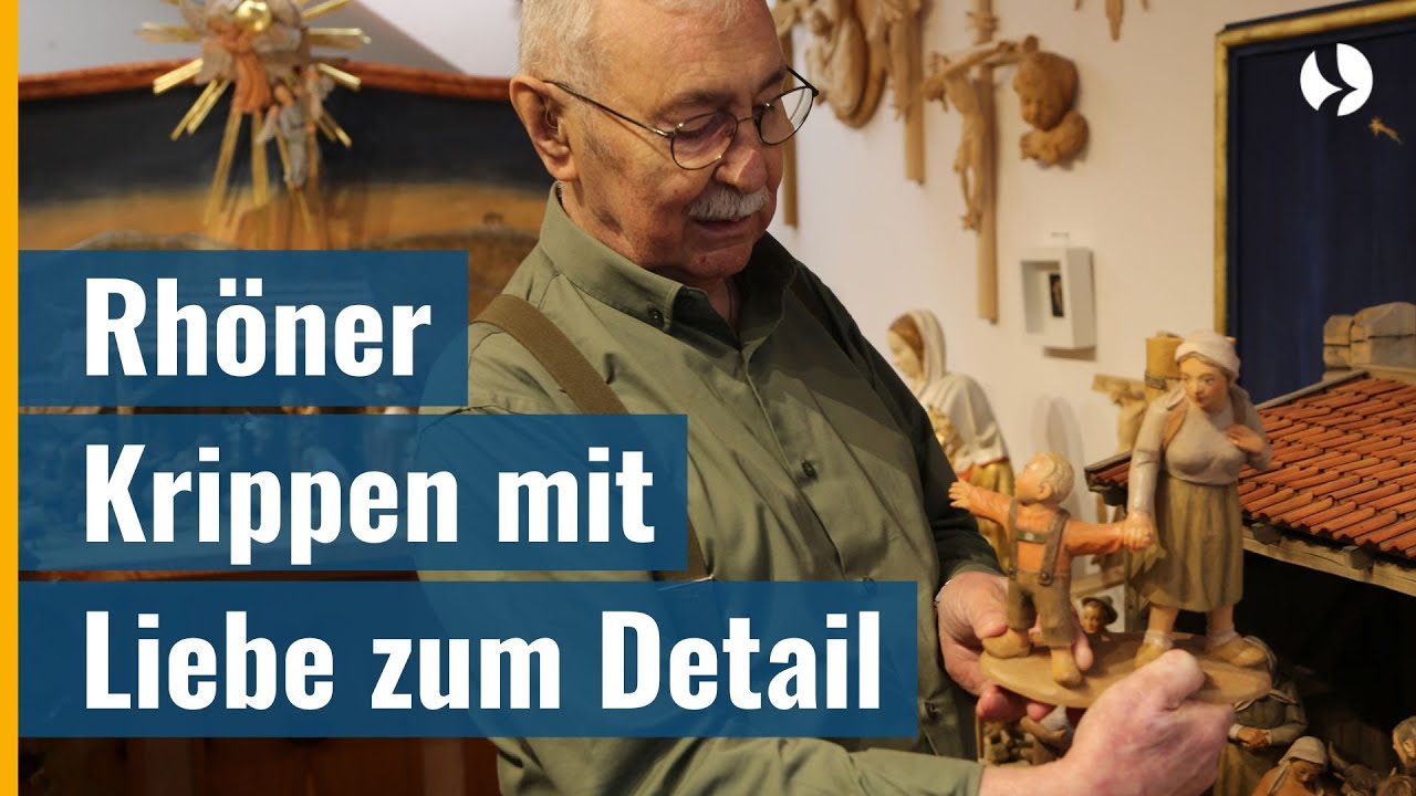 Rh&ouml;ner Krippenkunst - Bildhauer G&uuml;nter Metz erschafft Einzelst&uuml;cke