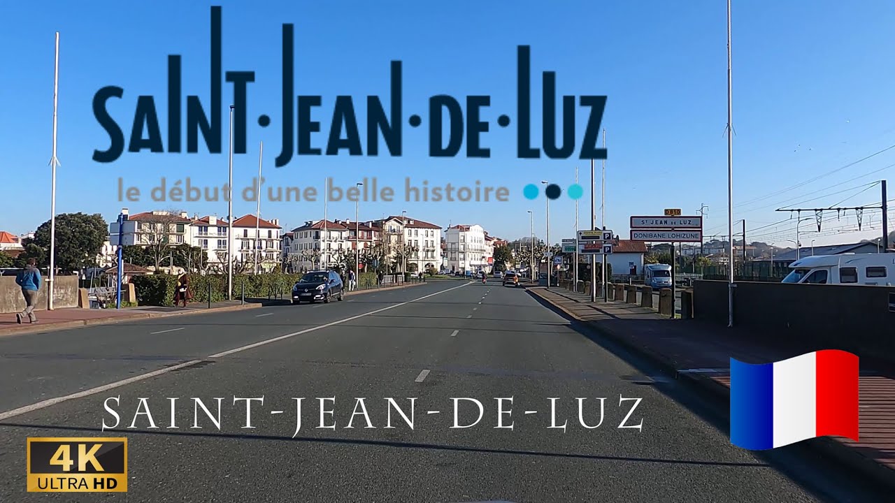 DRIVING CANTON OF SAINT JEAN DE LUZ, Bayonne district, AQUITAINE, FRANCE I 4K 60fps