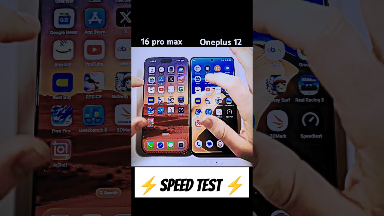 Oneplus12 vs iPhone16 promax#iphone #shortfeed #shortsfeed #oneplus #onplus #shorts #viral #ytshorts