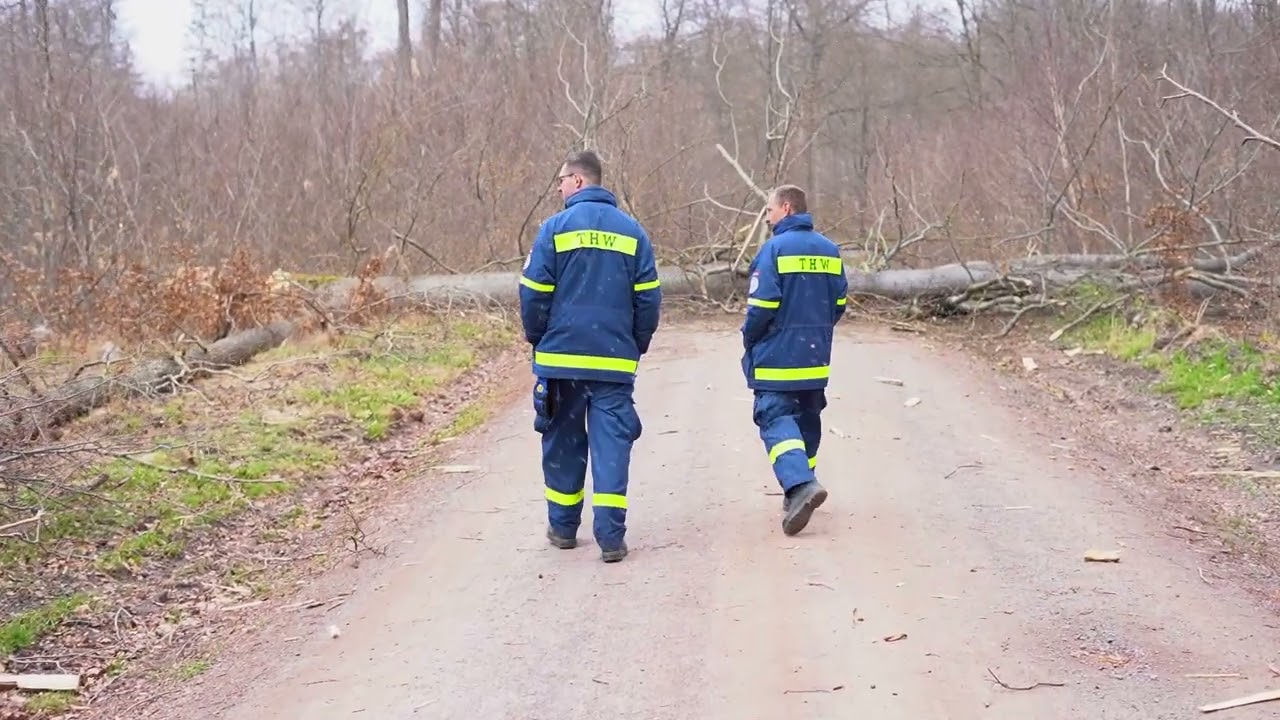 THW Baumsprengung Siptenfelde 2022