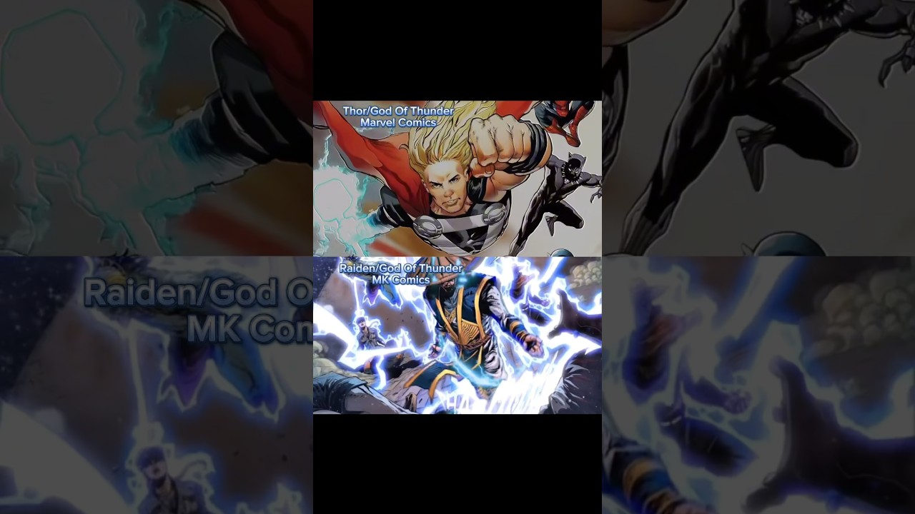 Thor/Marvel Comics Vs. Raiden/MK Comics #thor #raiden #marvelcomics #mortalkombat