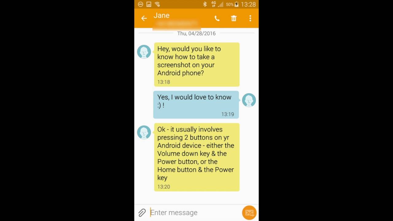 SmartSafe -Taking a screenshot for evidence collection on an Android phone