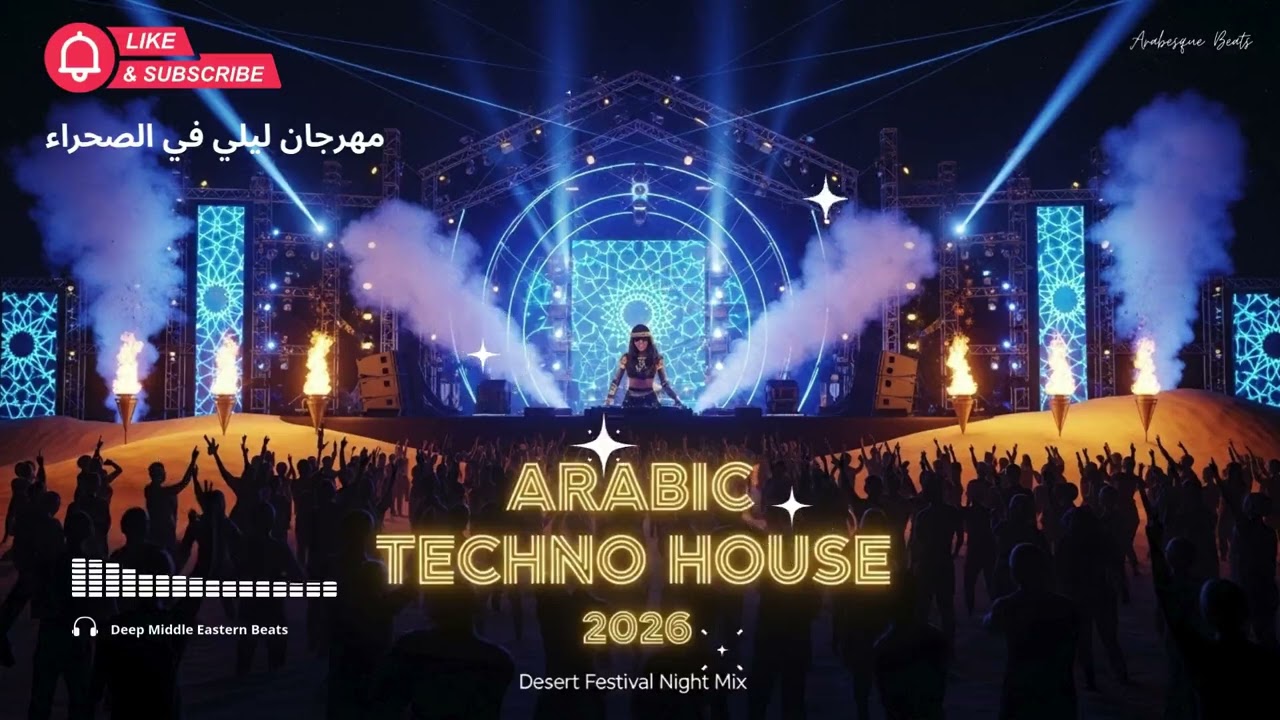 Arabic Techno House 2026 🔥 Desert Festival Night Mix |مهرجان ليلي في الصحراء Deep Middle Eastern