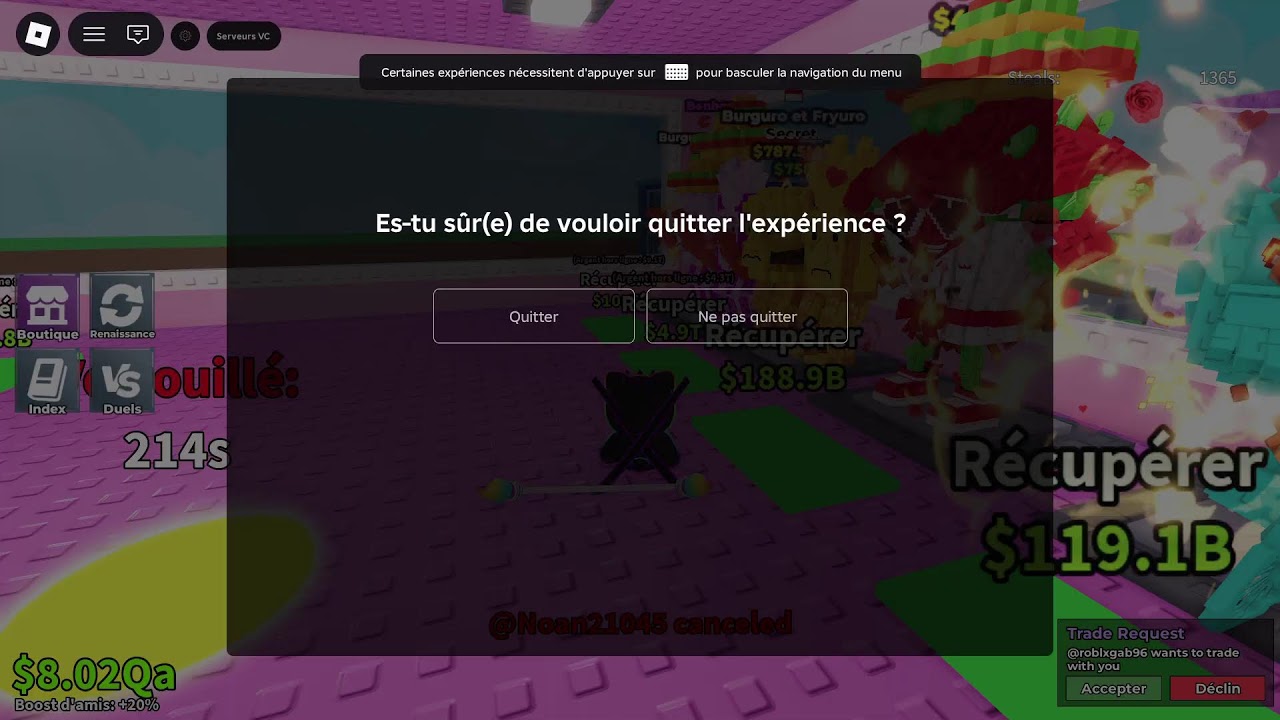 Live fr en direct je trade sur vole un brainrot #roblox #stealabrainrot #trade #pvp