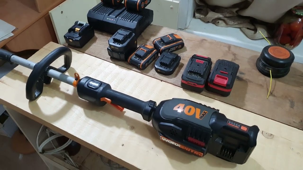 Инструментальное. Триммер Worx спустя год активной эксплуатации.