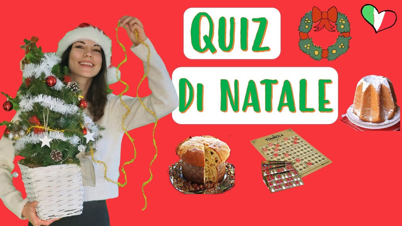 🇮🇹 QUIZ DI NATALE - Tradizioni di Natale in Italia (avec sous-titres)