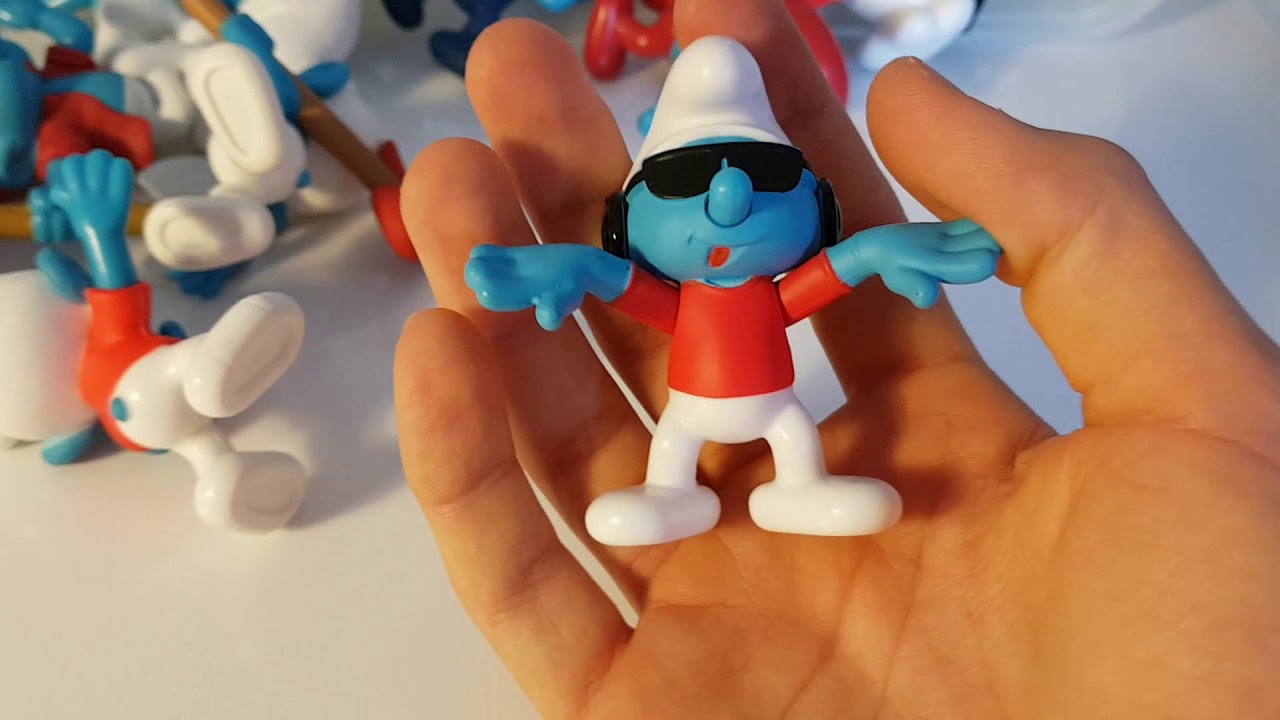 Ma Collection de Schtroumpfs Mc Donald's ! Première partie. VIDE GRENIER.