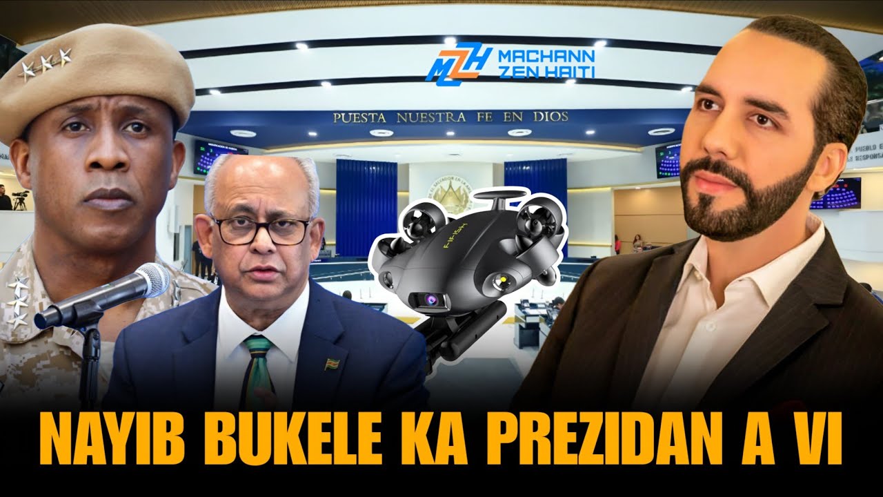 YON DRONE SOU-MAREN SEZI NAN P&Ograve; MIRAGW&Agrave;N! || MEN PLAN OEA POU AYITI || BUKELE KA PDT SALVADOR A VI