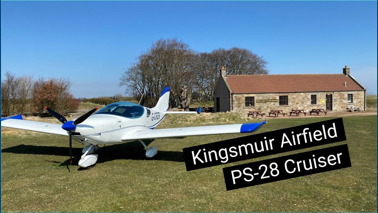 Fife Airport to Kingsmuir Airfield in the PS-28 Cruiser