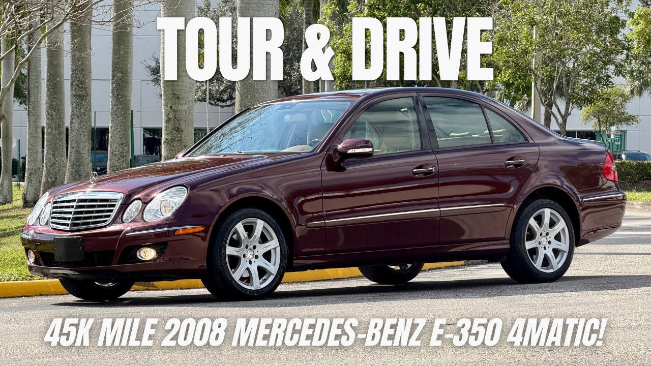Tour & Drive: 45k Mile 2008 Mercedes-Benz E-Class E-350 4MATIC!