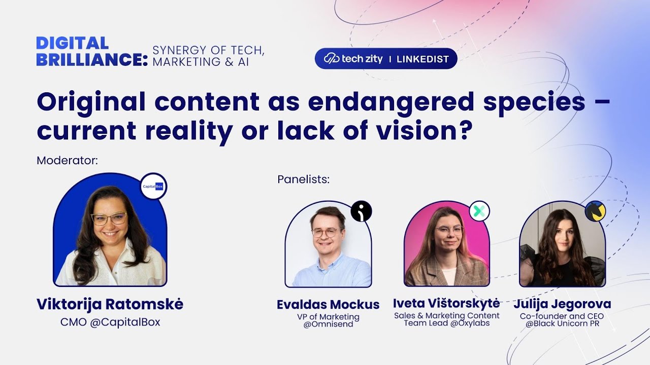 Original content as endangered species &ndash; current reality or lack of vision? | Digital Brilliance