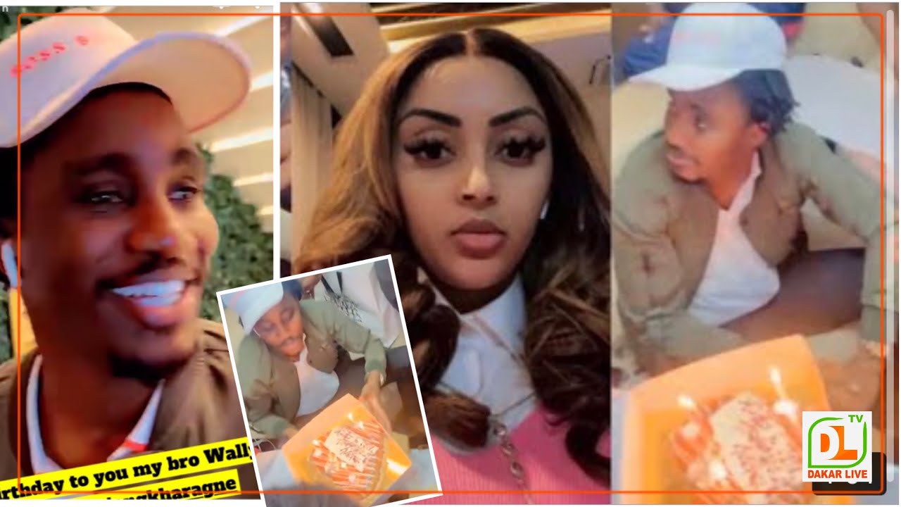L’incroyable anniversaire de wally seck fêté avec sa femme sokhna aidara et la surprise des proches