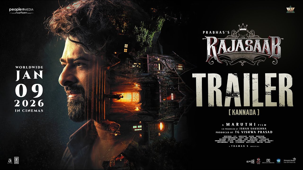 The Raja Saab Kannada Trailer | Prabhas | Maruthi | Thaman S | TG Vishwa Prasad | Jan 9 2026