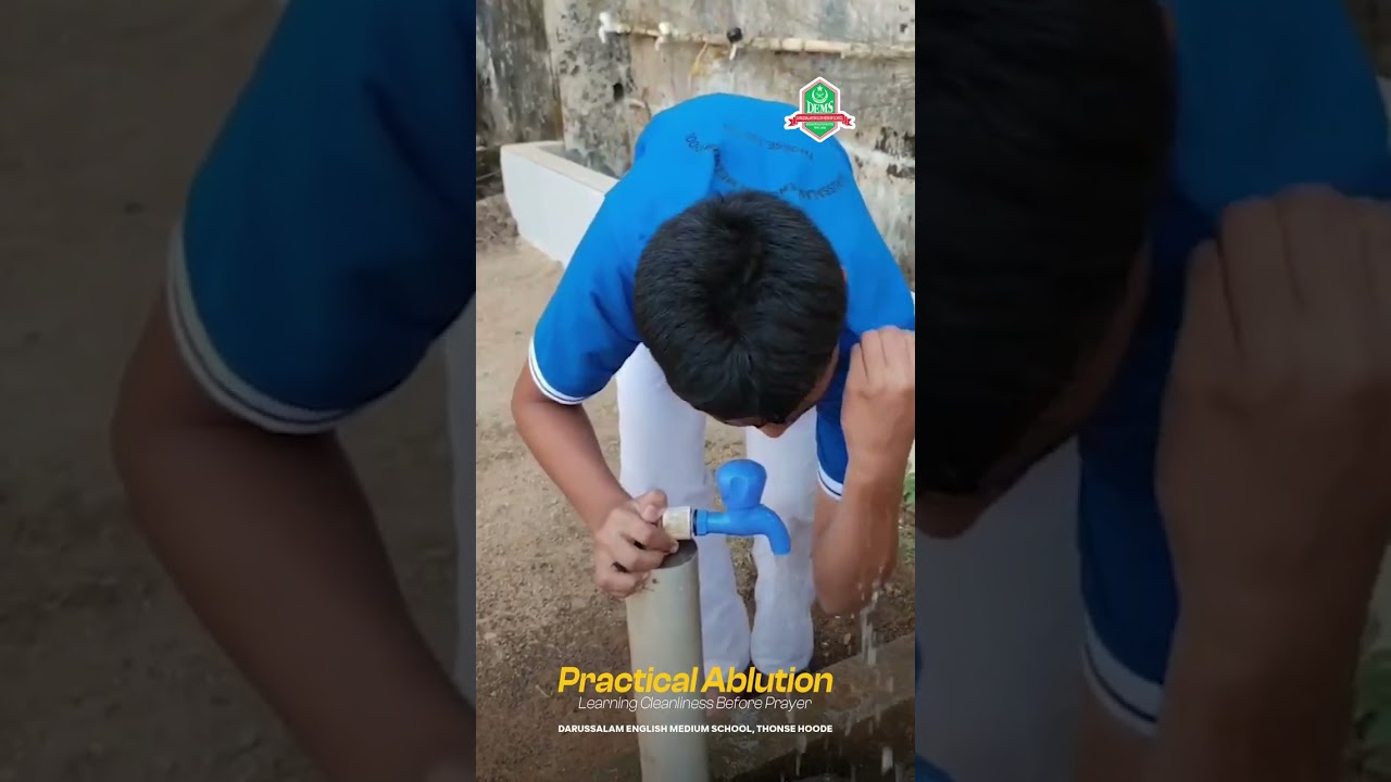 Practical Ablution I Learning Cleanliness Before Prayer I Darussalam